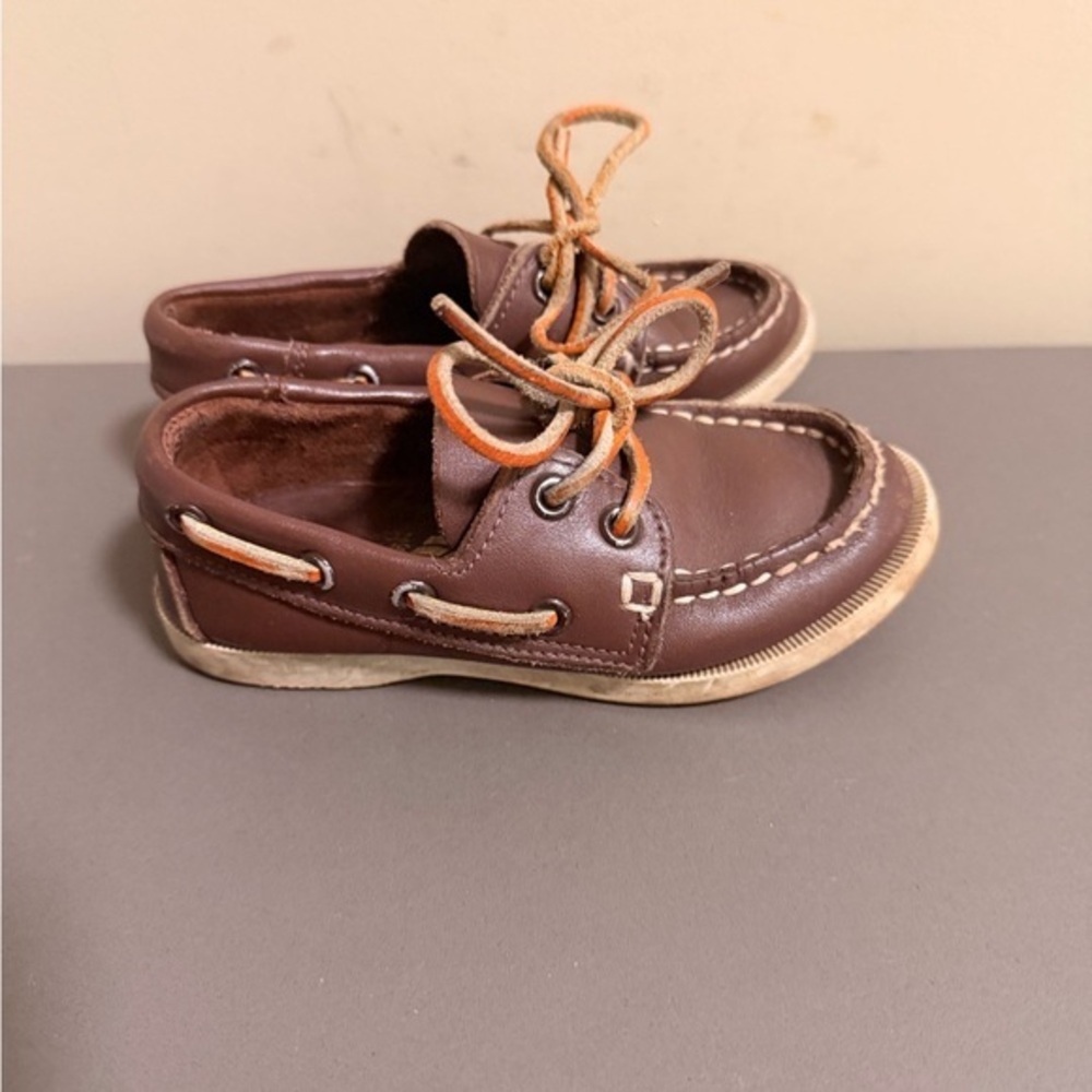 Youth Toddler Sperry Leather Boat Shoes